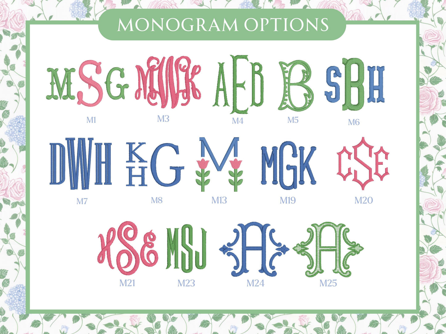 Custom Embroidered Monogram Nightlight