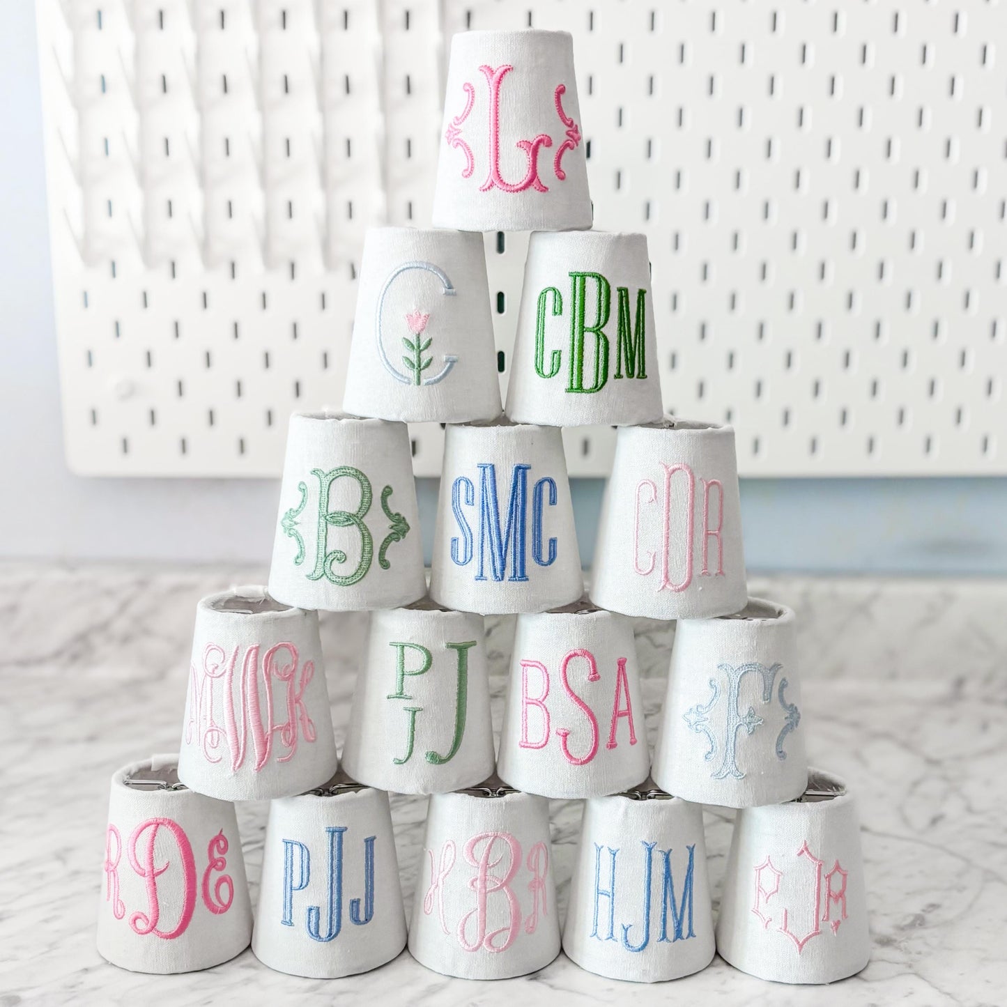 Custom Embroidered Monogram Nightlight
