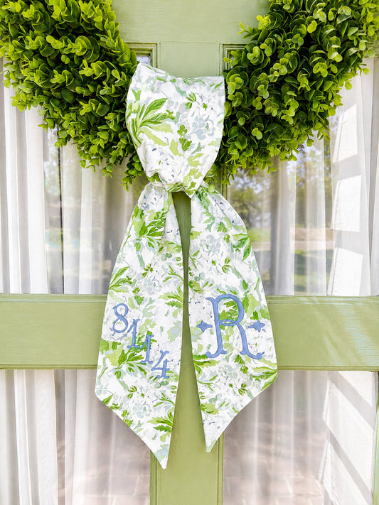 Floral Wreath Sash