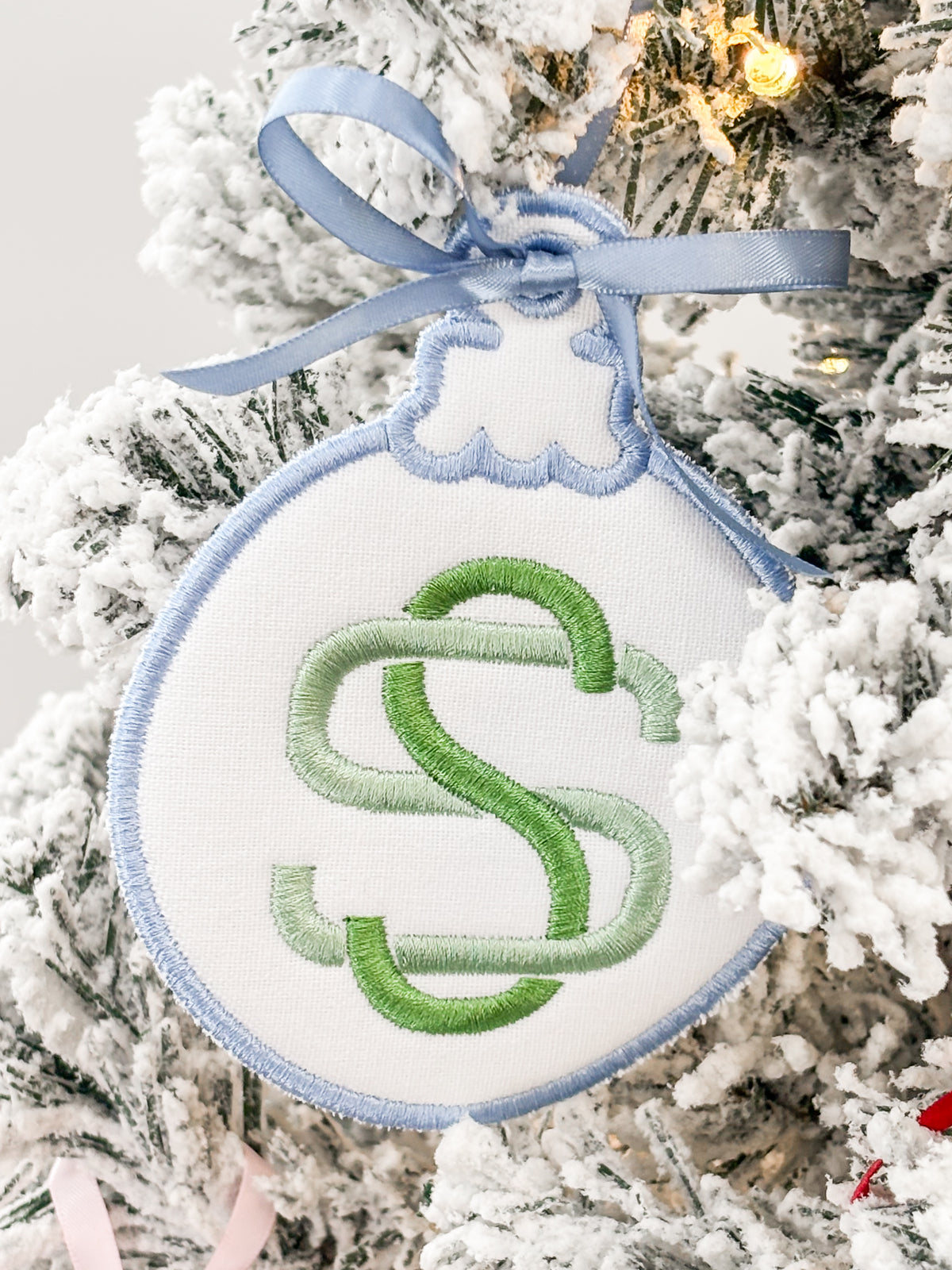 Monogram Christmas Ornament