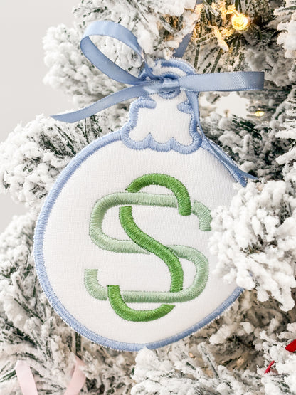Monogram Christmas Ornament