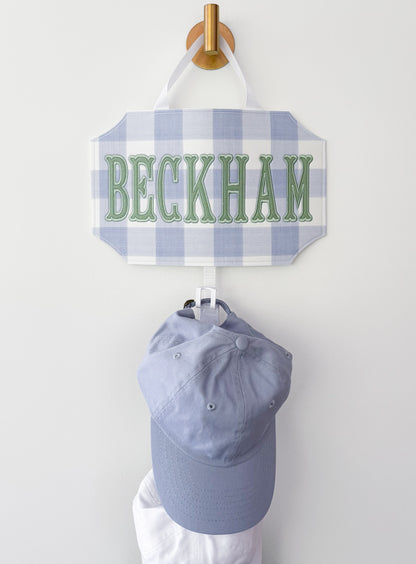 Boys Personalized Baseball Hat Hanger Organizer