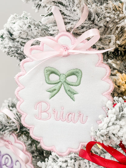 Girl Christmas Ornament