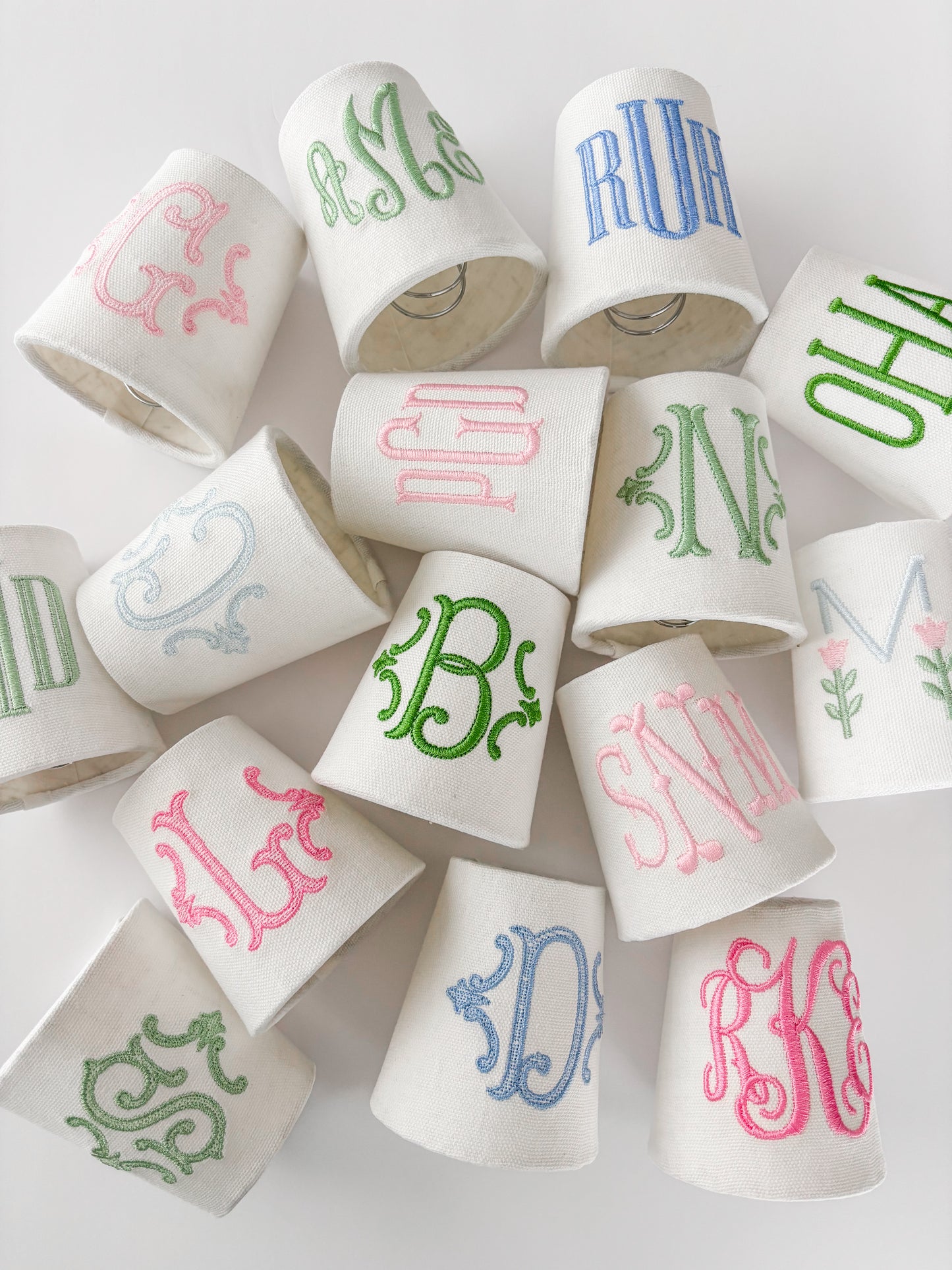 Solid Romanesque Initial Monogram Night Light