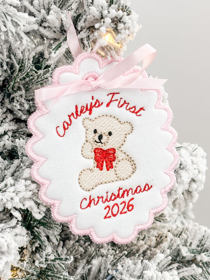Girl Christmas Ornament