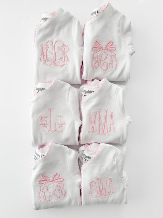 Custom Newborn Girl Coming Home Outfit Bundle