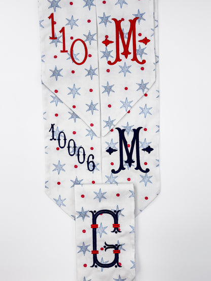 Patriotic Wreath Sash