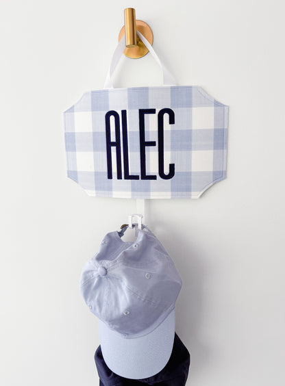 Boys Personalized Baseball Hat Hanger Organizer