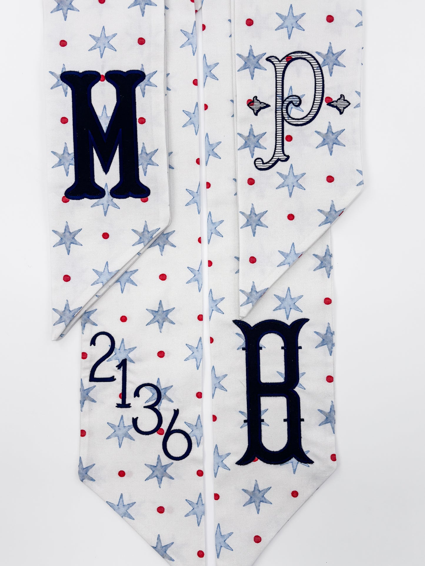 Patriotic Wreath Sash