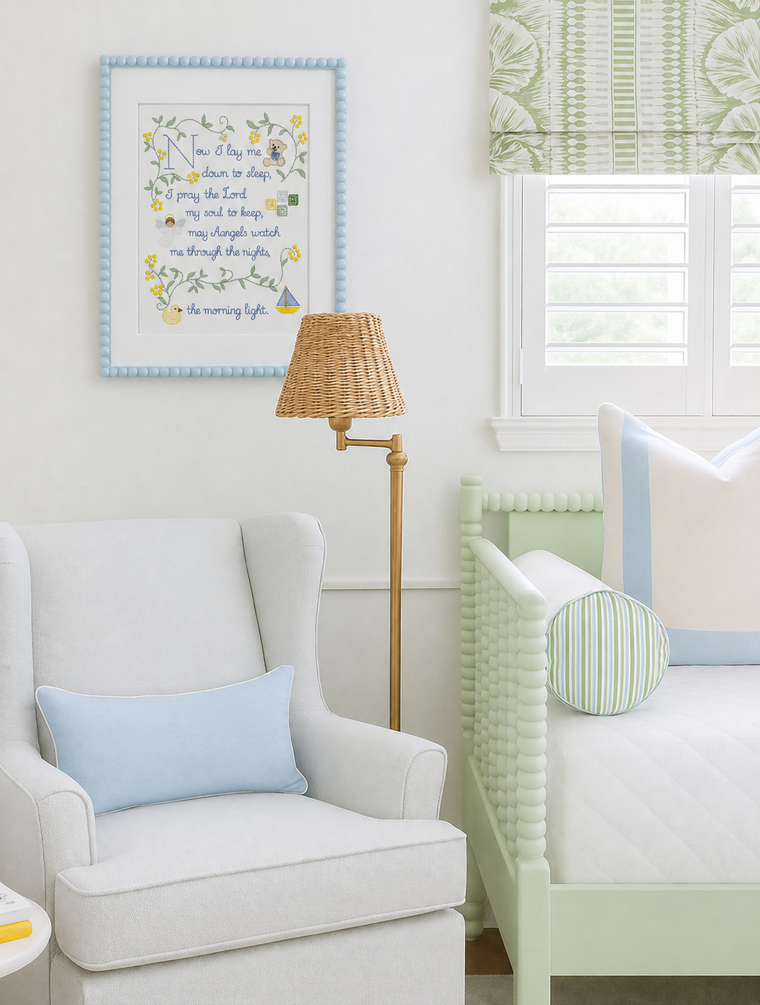 Baby Boy “Now I Lay Me Down to Sleep” Prayer Wall Art
