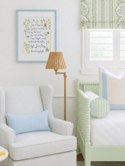 Baby Boy “Now I Lay Me Down to Sleep” Prayer Wall Art