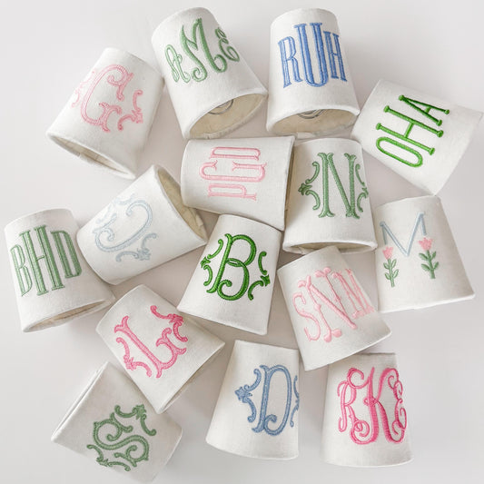 Custom Embroidered Monogram Night Light: Personalized Nursery Decor